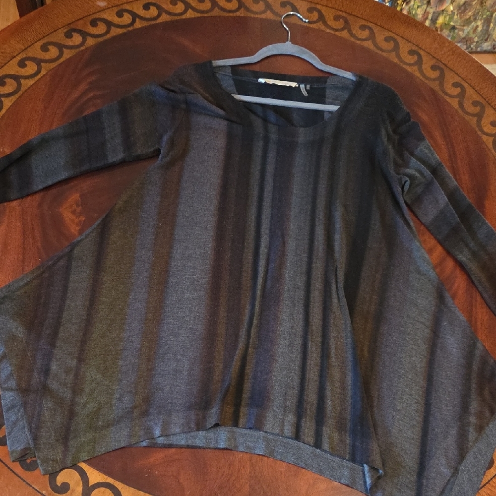 Soft Surroundings Charcoal Gray Top